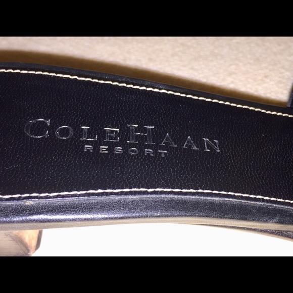 Cole Haan Resort Black Sandals - Picture 6 of 8